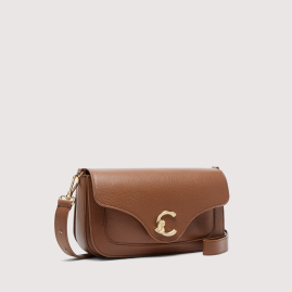Coccinelle Tracolla C Me Medium Cognac Pelle E1SSL120301_W11 Lato coccinelle mantova tracolla cuoio donna