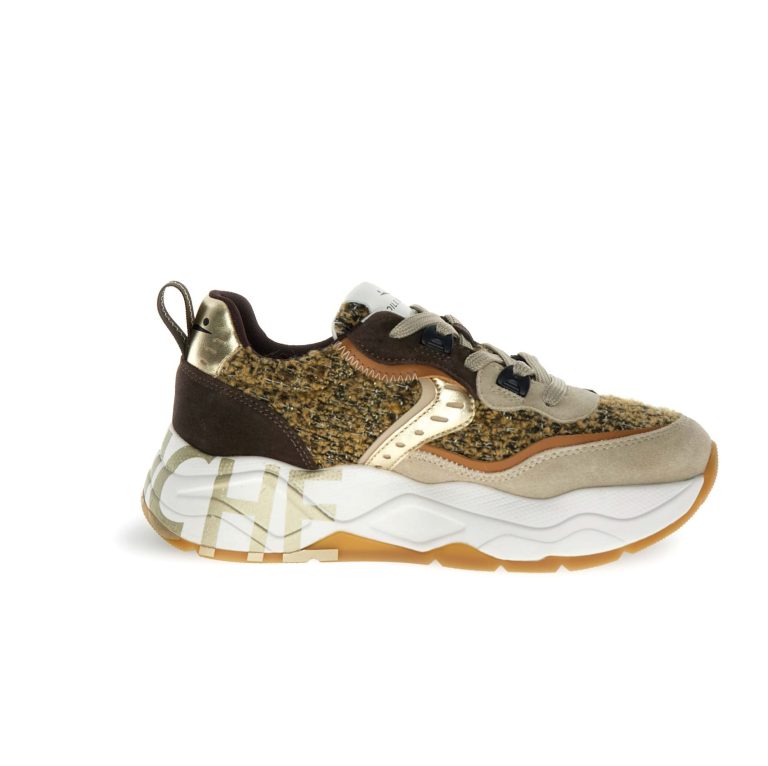 Voile Blanche Club 105 Tessuto Sneaker DonnaFAL0012017475322E68 Destra